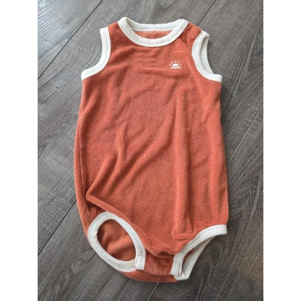 Little co baby boy romper 18‎ mos